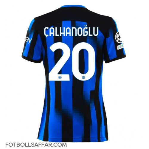 Inter Milan Hakan Calhanoglu #20 Hemmatröja Dam 2023-24 Kortärmad